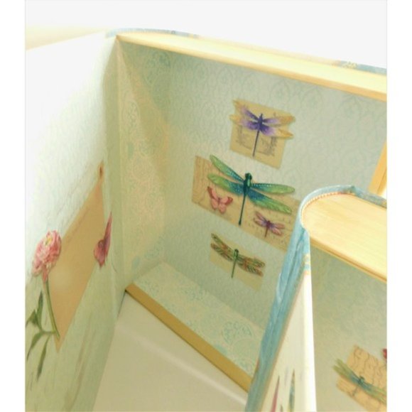 Punch Studio Metallic Butterfly Nesting Book Box Set of 3 - Picture 3 of 8